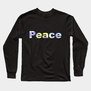 Mensaje  Paz Long Sleeve T-Shirt